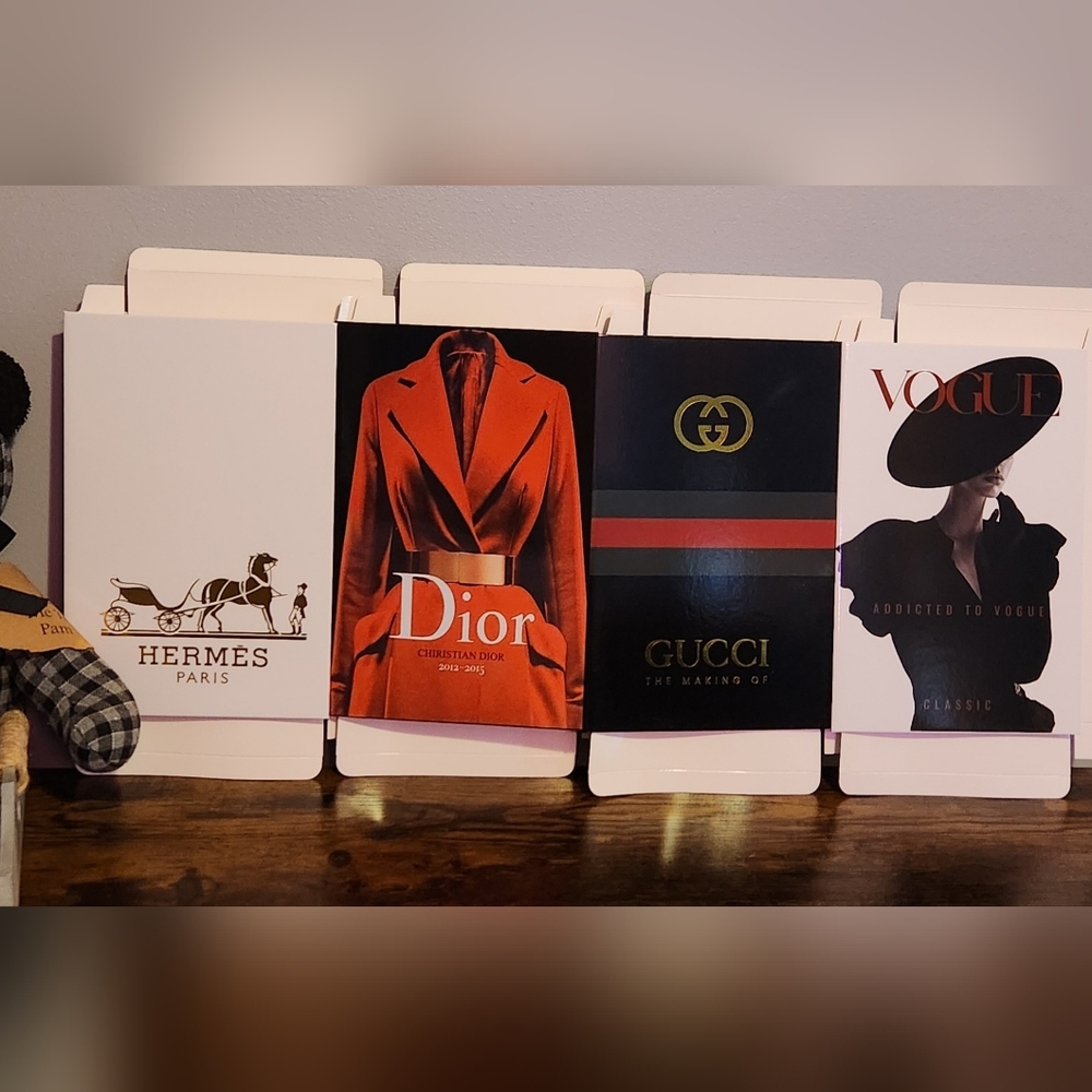 LUXURY DECORATIVE FAUX BOOKS. NIB